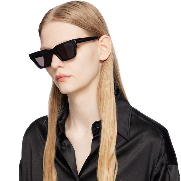 NEW SAINT LAURENT SL633 CALISTA 001 BLACK WOMEN SL 633 SUNGLASSES SAINT LAURENT - Picture 2 of 9